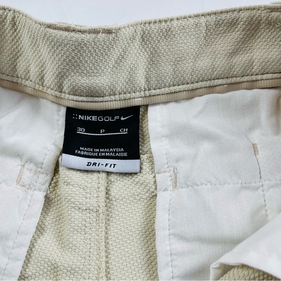 Nike Golf Shorts Men Size 30 Dri-Fit Gray Zip Closure Flat Front Pockets - Picture 11 of 16